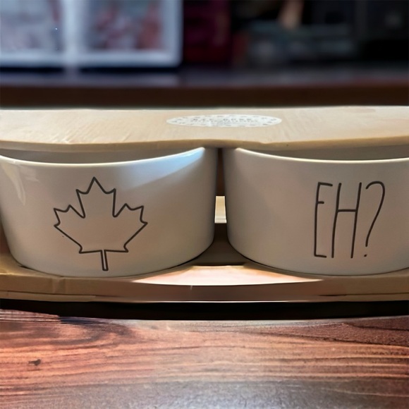 Rae Dunn Other - New Rae Dunn dog bowls ceramic by magenta 6” pet bowls